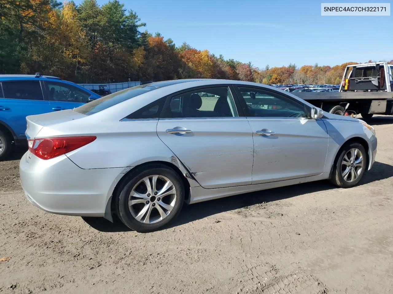 2012 Hyundai Sonata Se VIN: 5NPEC4AC7CH322171 Lot: 76538134