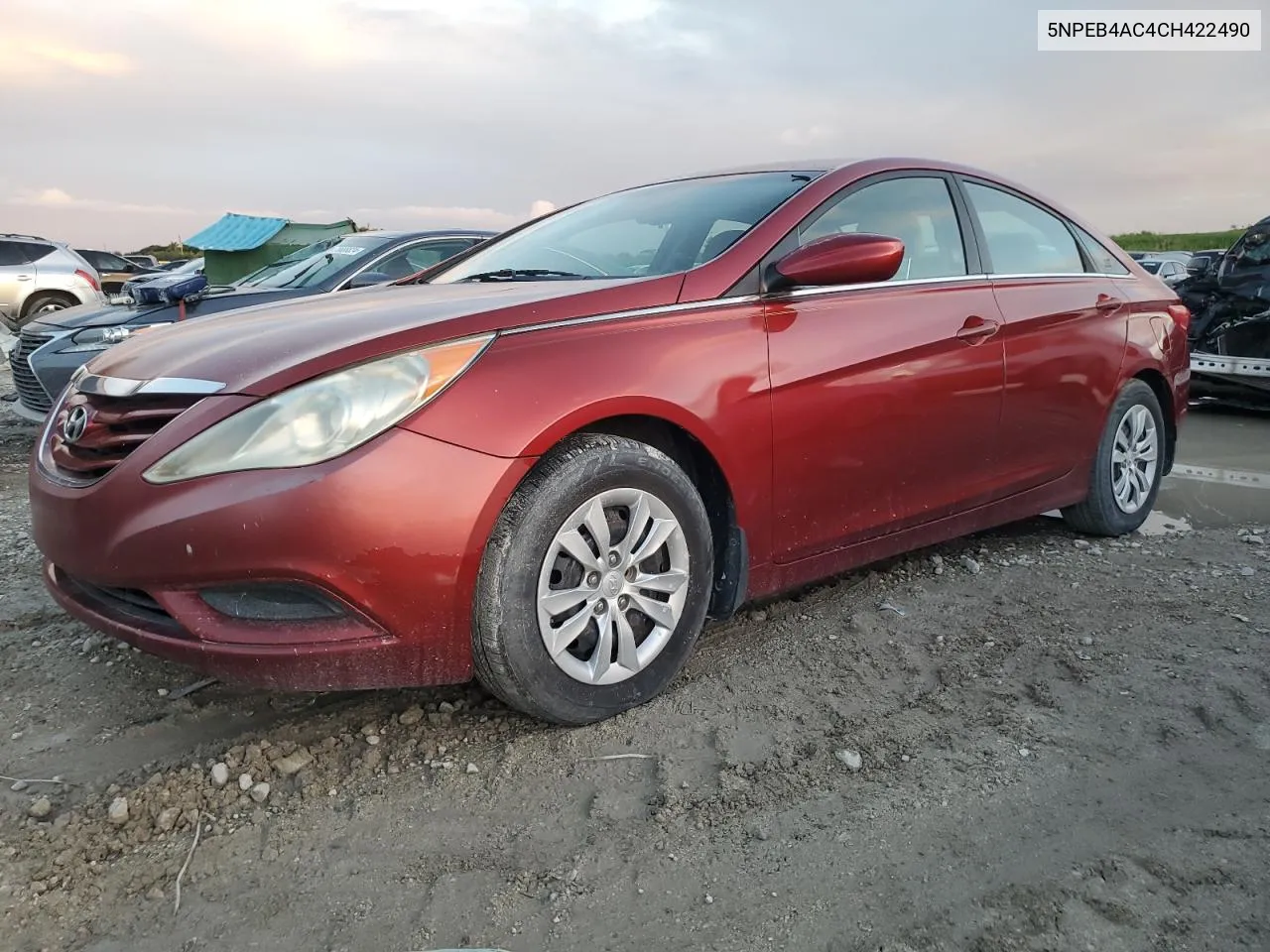 2012 Hyundai Sonata Gls VIN: 5NPEB4AC4CH422490 Lot: 76629774