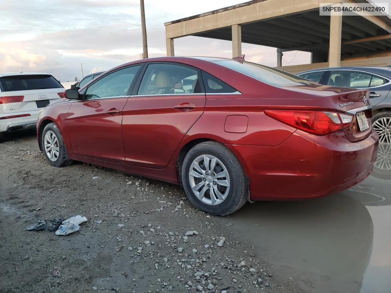 2012 Hyundai Sonata Gls VIN: 5NPEB4AC4CH422490 Lot: 76629774