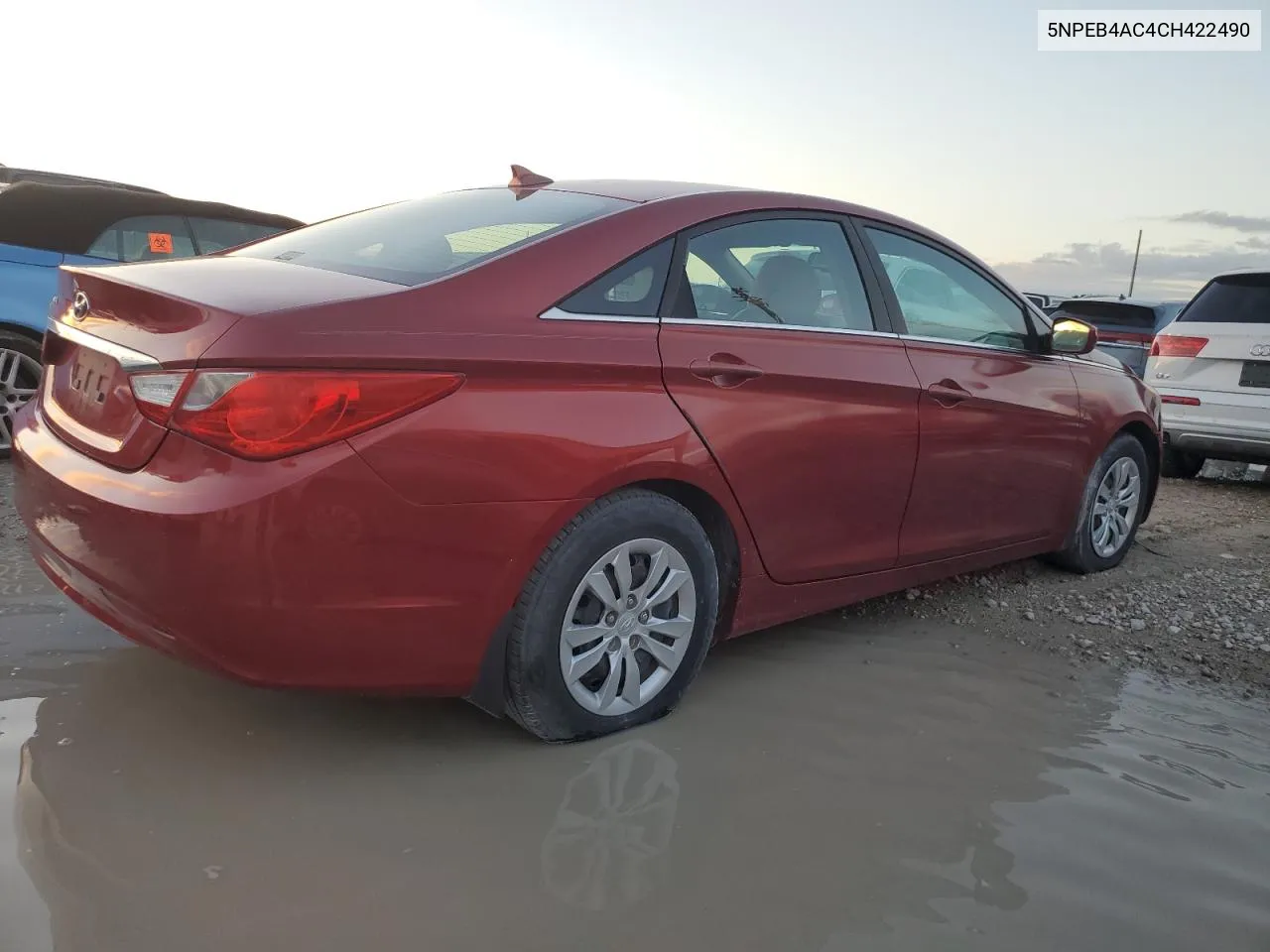 2012 Hyundai Sonata Gls VIN: 5NPEB4AC4CH422490 Lot: 76629774