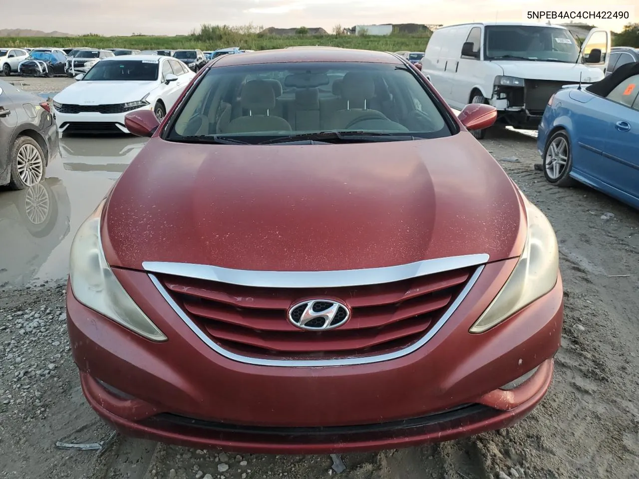 2012 Hyundai Sonata Gls VIN: 5NPEB4AC4CH422490 Lot: 76629774