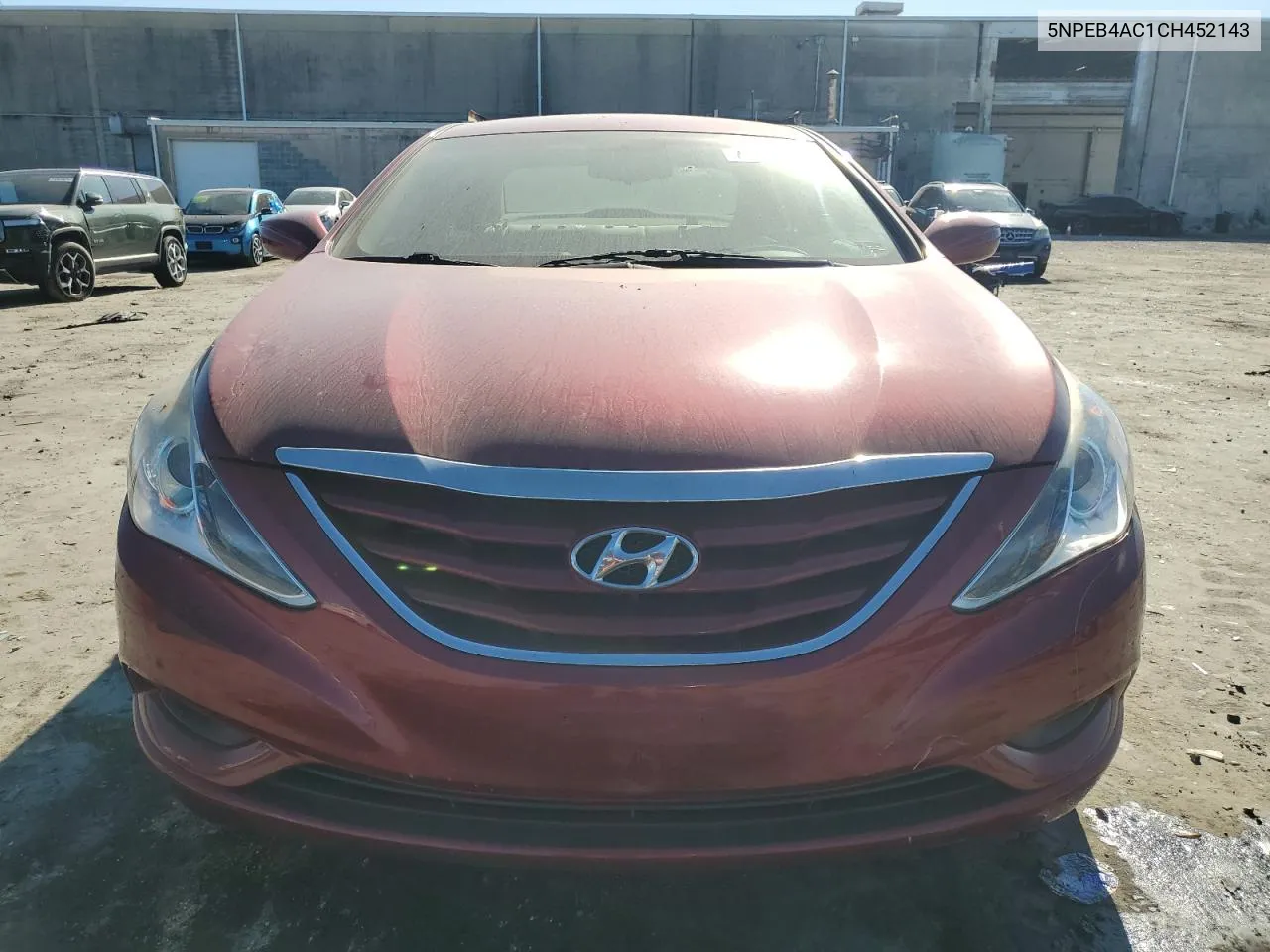 2012 Hyundai Sonata Gls VIN: 5NPEB4AC1CH452143 Lot: 76652664