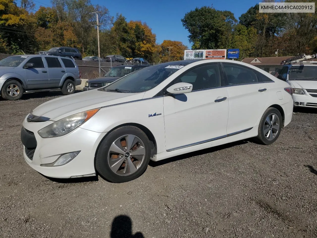 2012 Hyundai Sonata Hybrid VIN: KMHEC4A49CA020912 Lot: 76721434