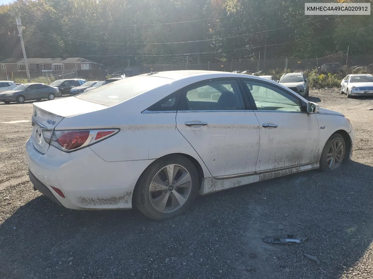 2012 Hyundai Sonata Hybrid VIN: KMHEC4A49CA020912 Lot: 76721434