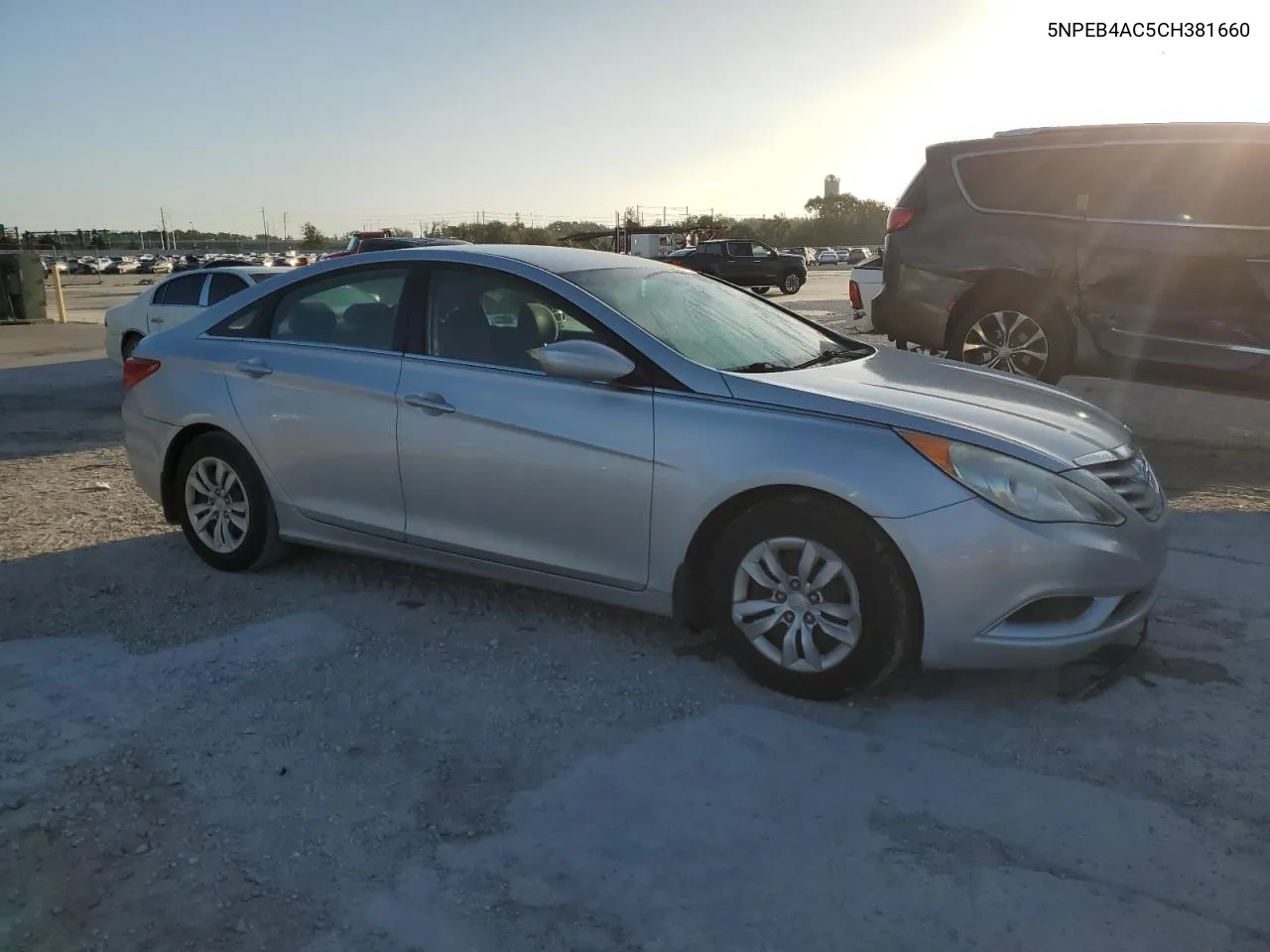 2012 Hyundai Sonata Gls VIN: 5NPEB4AC5CH381660 Lot: 76810784