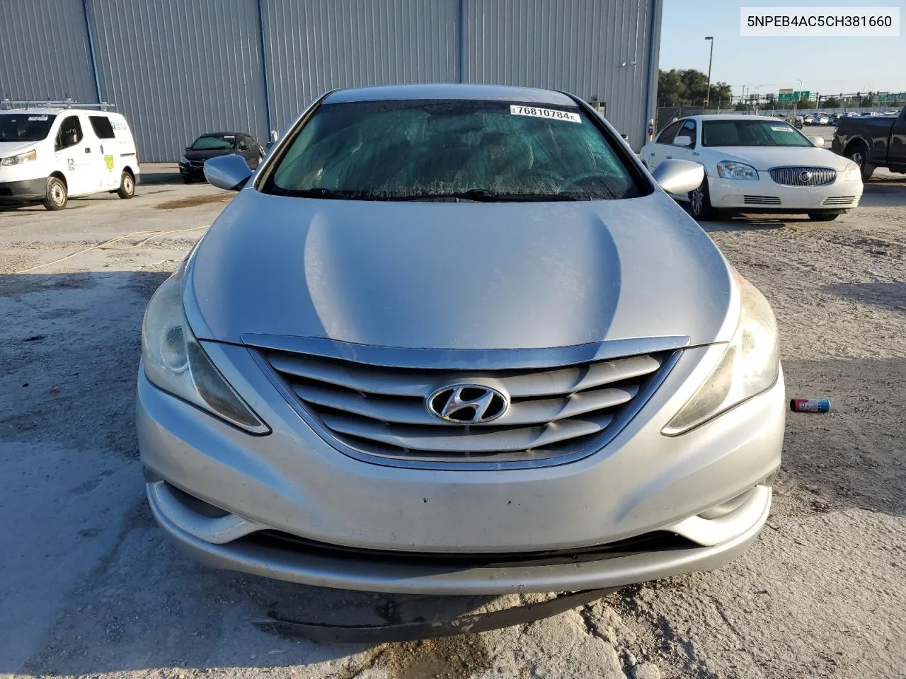 2012 Hyundai Sonata Gls VIN: 5NPEB4AC5CH381660 Lot: 76810784