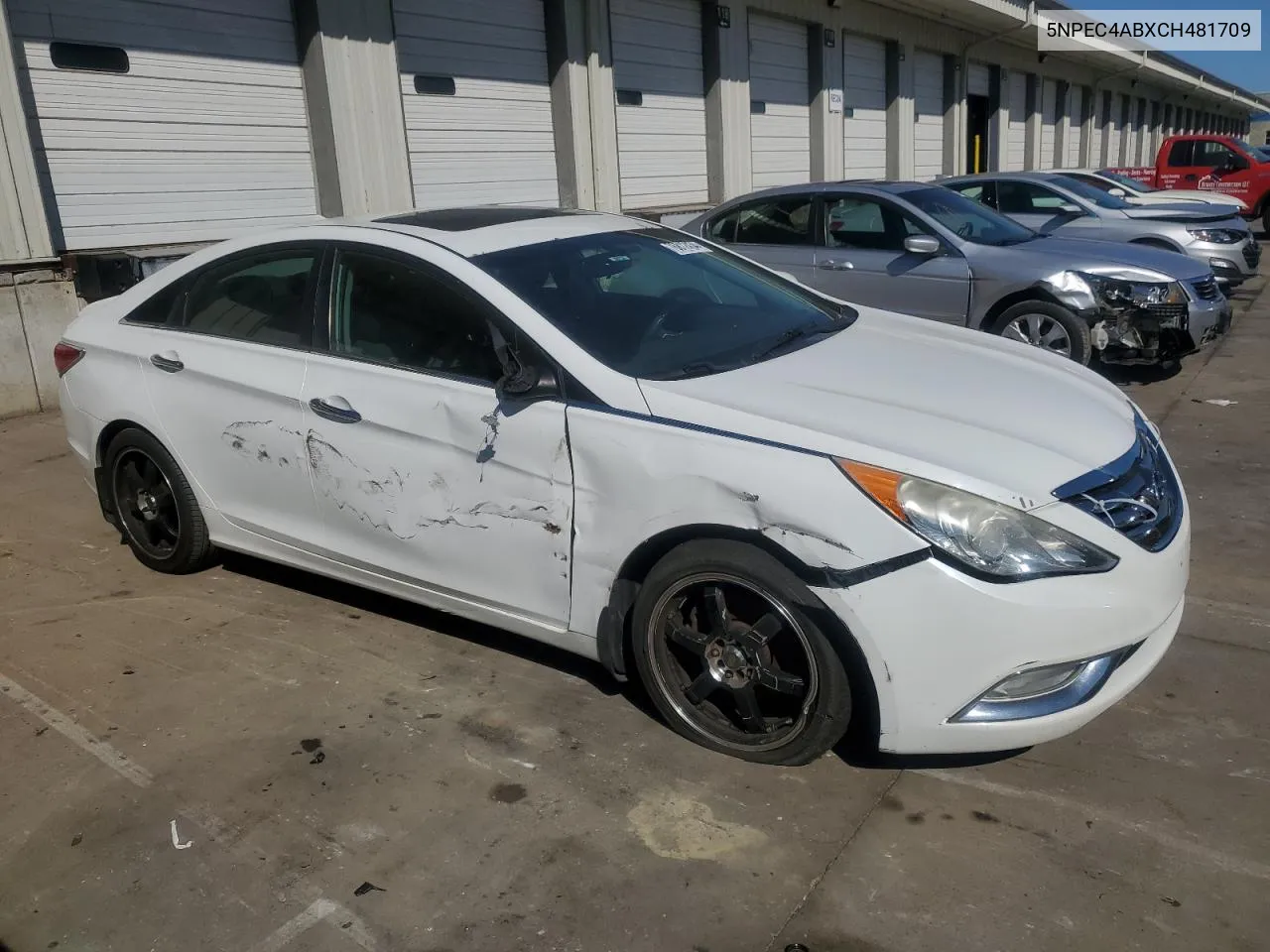 2012 Hyundai Sonata Se VIN: 5NPEC4ABXCH481709 Lot: 76812434