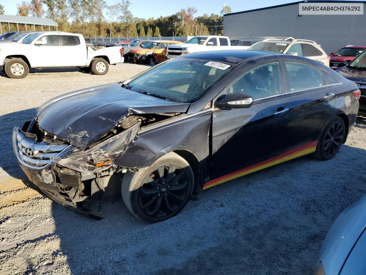 2012 Hyundai Sonata Se VIN: 5NPEC4AB4CH376292 Lot: 76917044