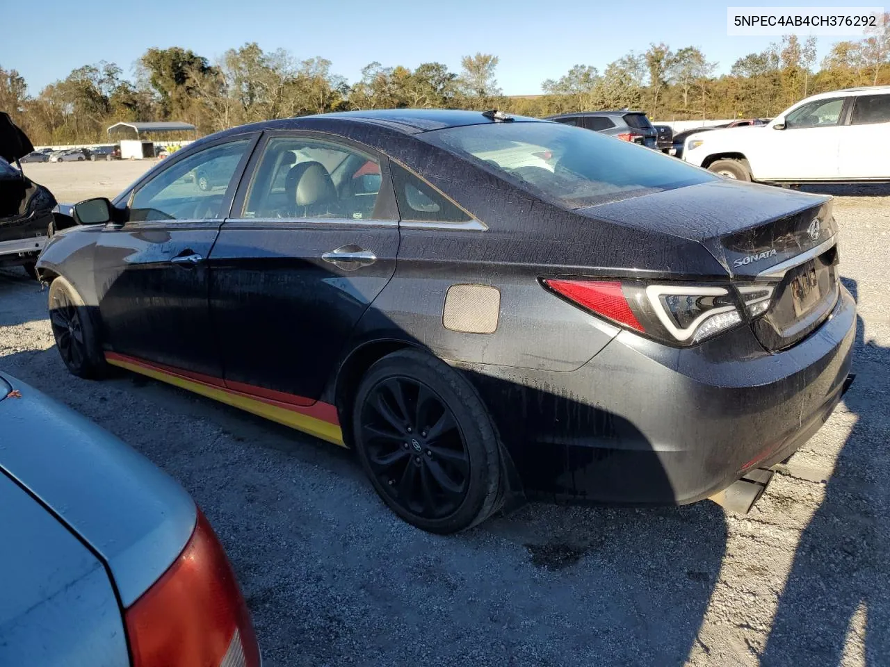 2012 Hyundai Sonata Se VIN: 5NPEC4AB4CH376292 Lot: 76917044