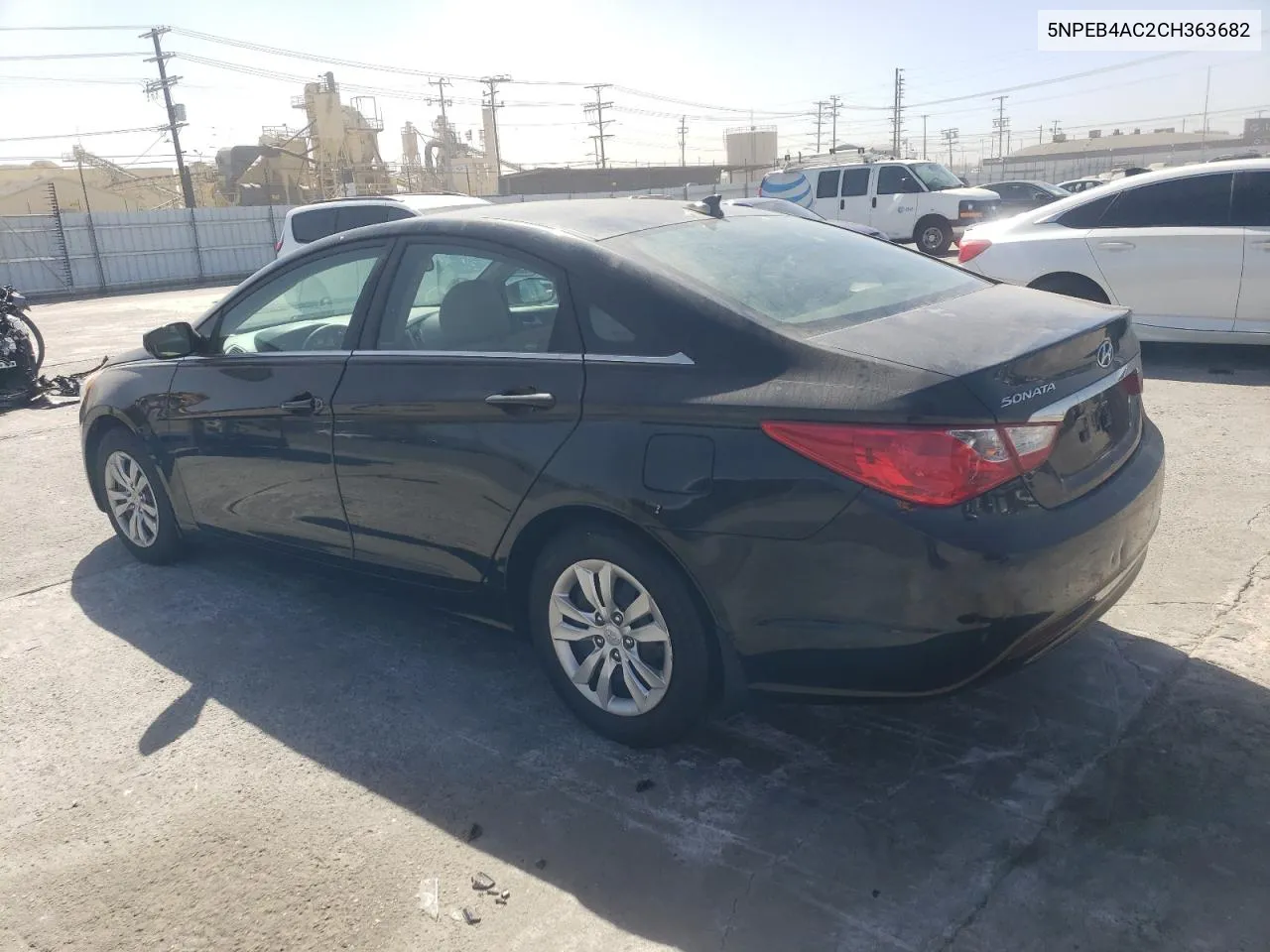 2012 Hyundai Sonata Gls VIN: 5NPEB4AC2CH363682 Lot: 76948074