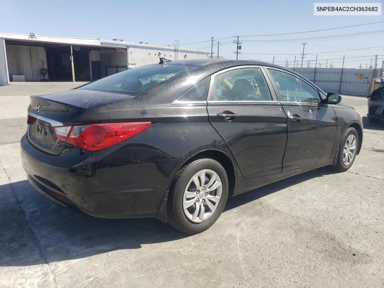 2012 Hyundai Sonata Gls VIN: 5NPEB4AC2CH363682 Lot: 76948074