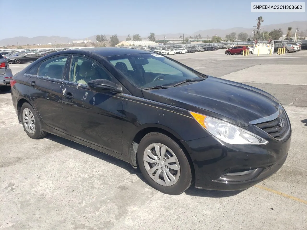 2012 Hyundai Sonata Gls VIN: 5NPEB4AC2CH363682 Lot: 76948074