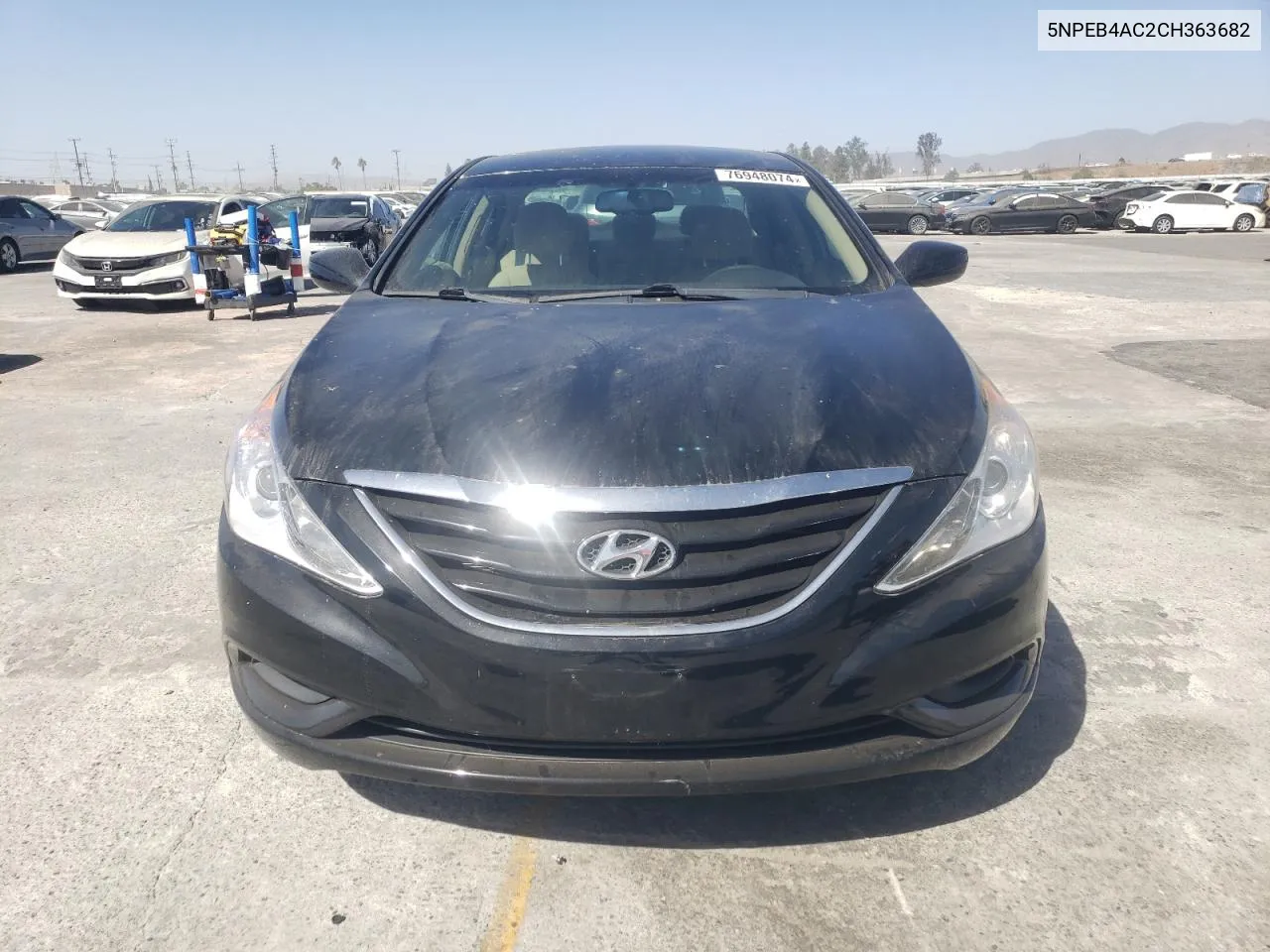 2012 Hyundai Sonata Gls VIN: 5NPEB4AC2CH363682 Lot: 76948074