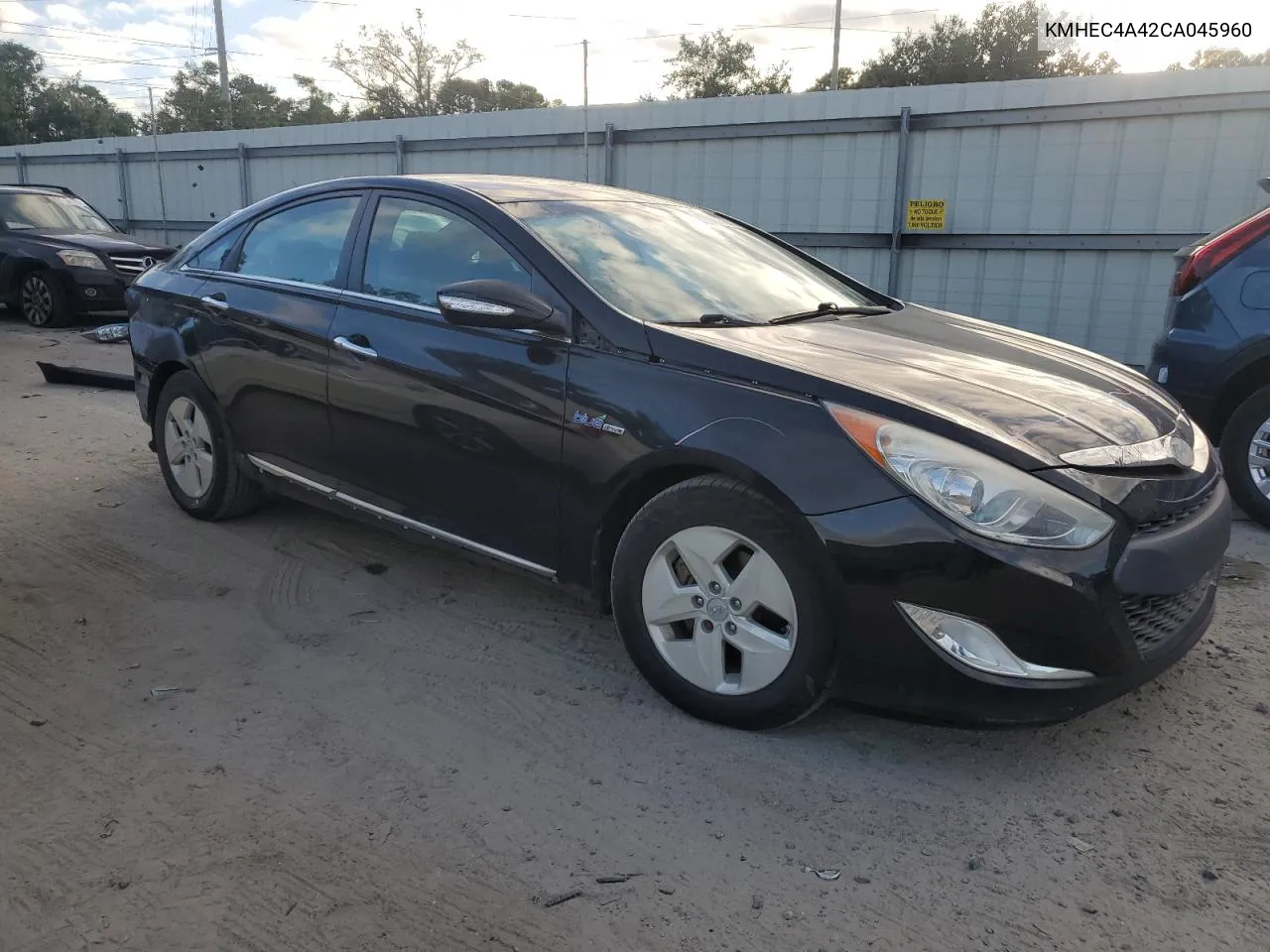 2012 Hyundai Sonata Hybrid VIN: KMHEC4A42CA045960 Lot: 76966564