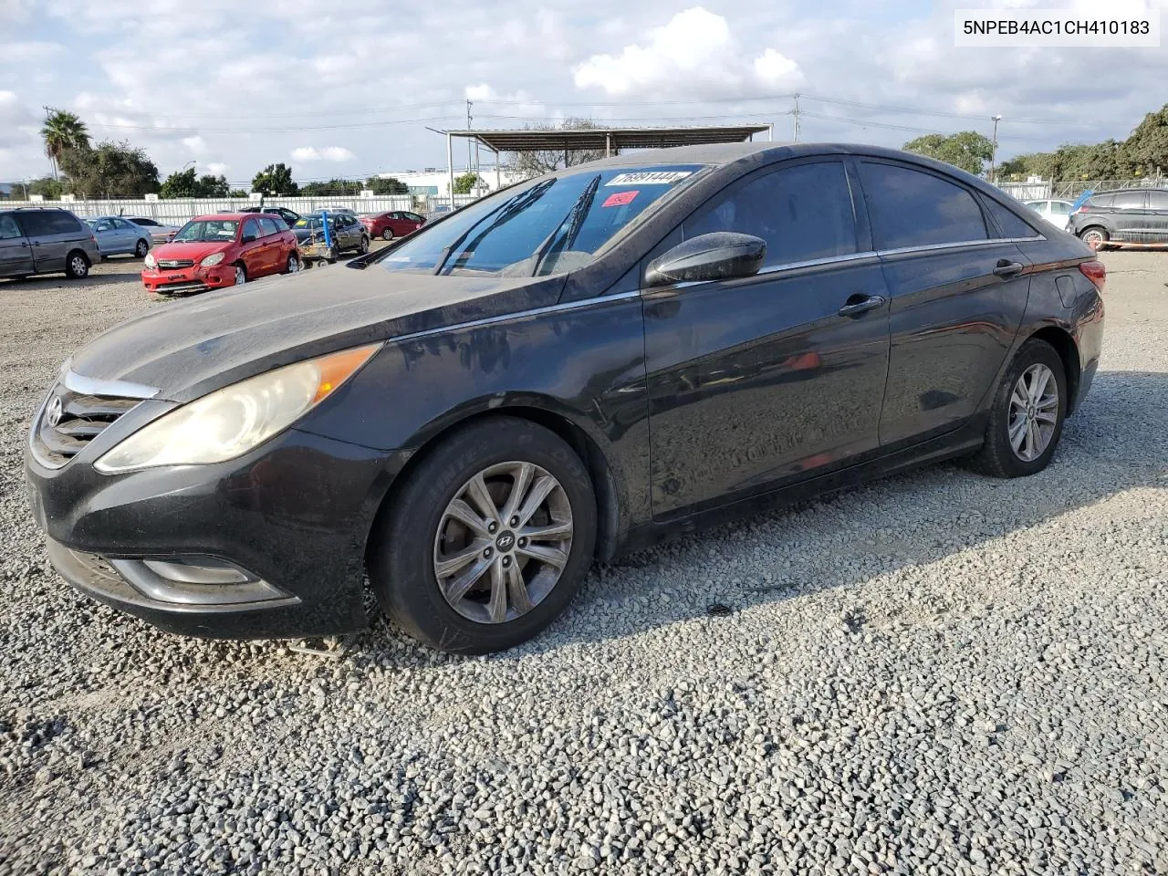 2012 Hyundai Sonata Gls VIN: 5NPEB4AC1CH410183 Lot: 76991444