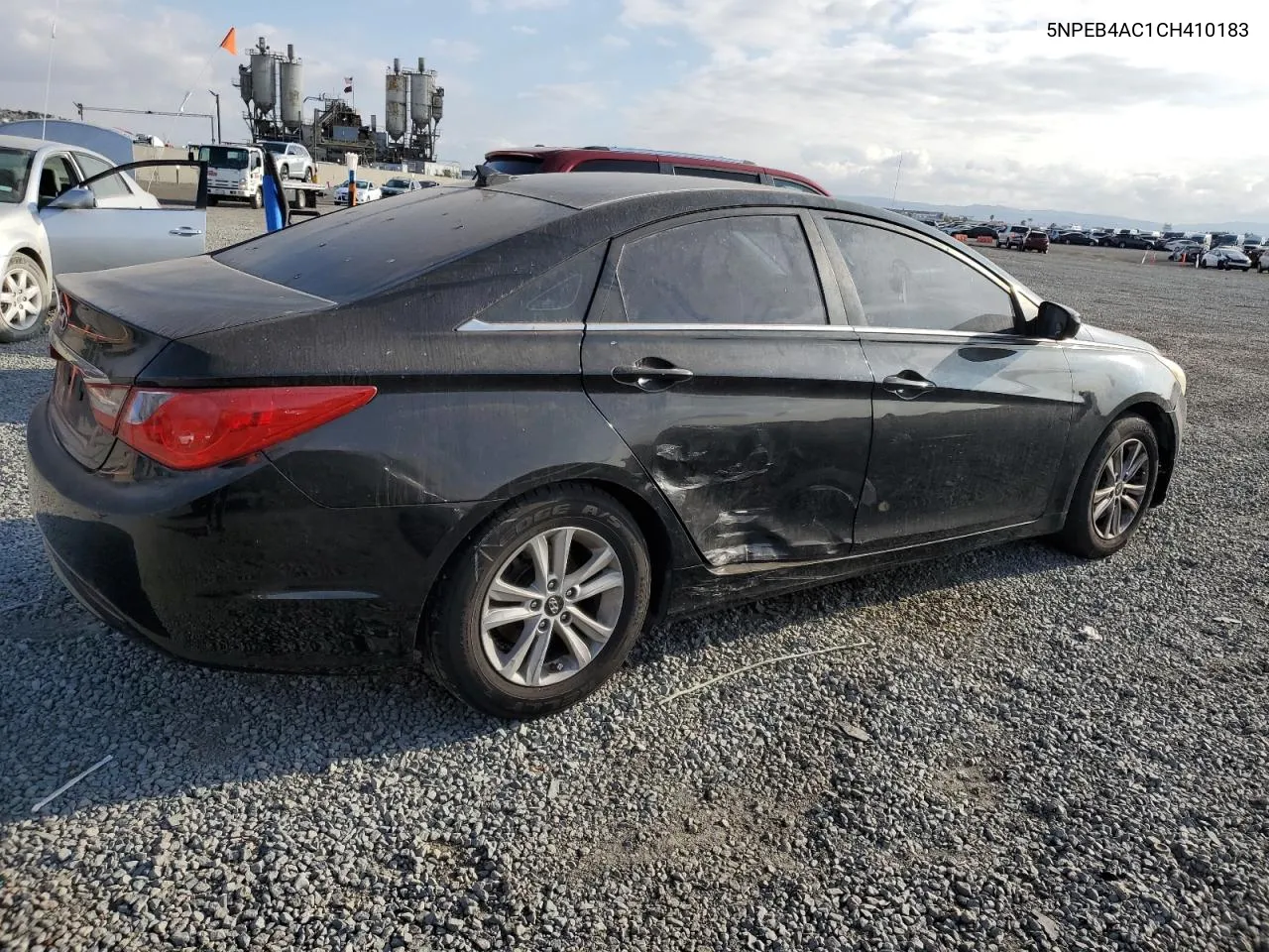 2012 Hyundai Sonata Gls VIN: 5NPEB4AC1CH410183 Lot: 76991444