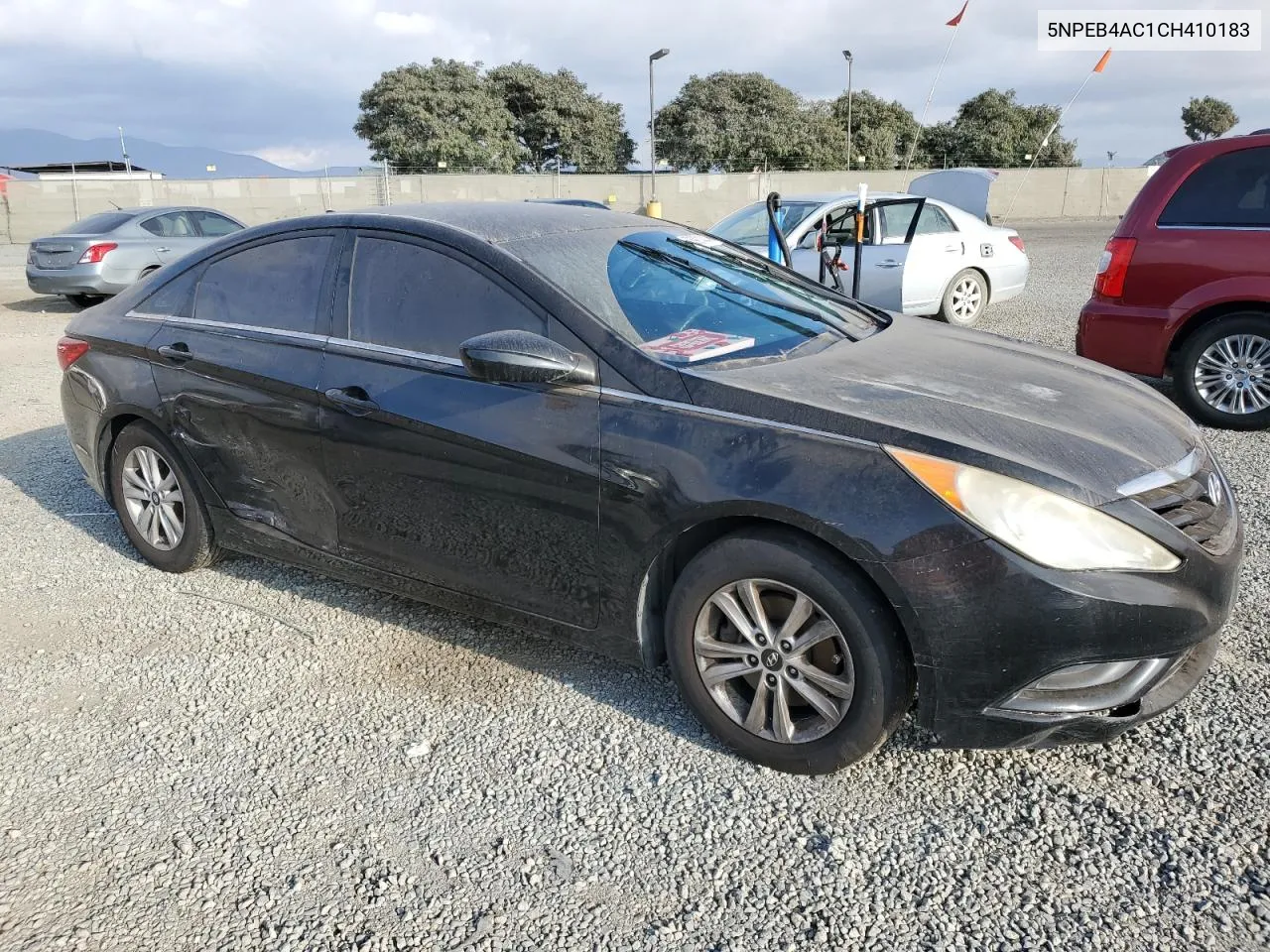 2012 Hyundai Sonata Gls VIN: 5NPEB4AC1CH410183 Lot: 76991444