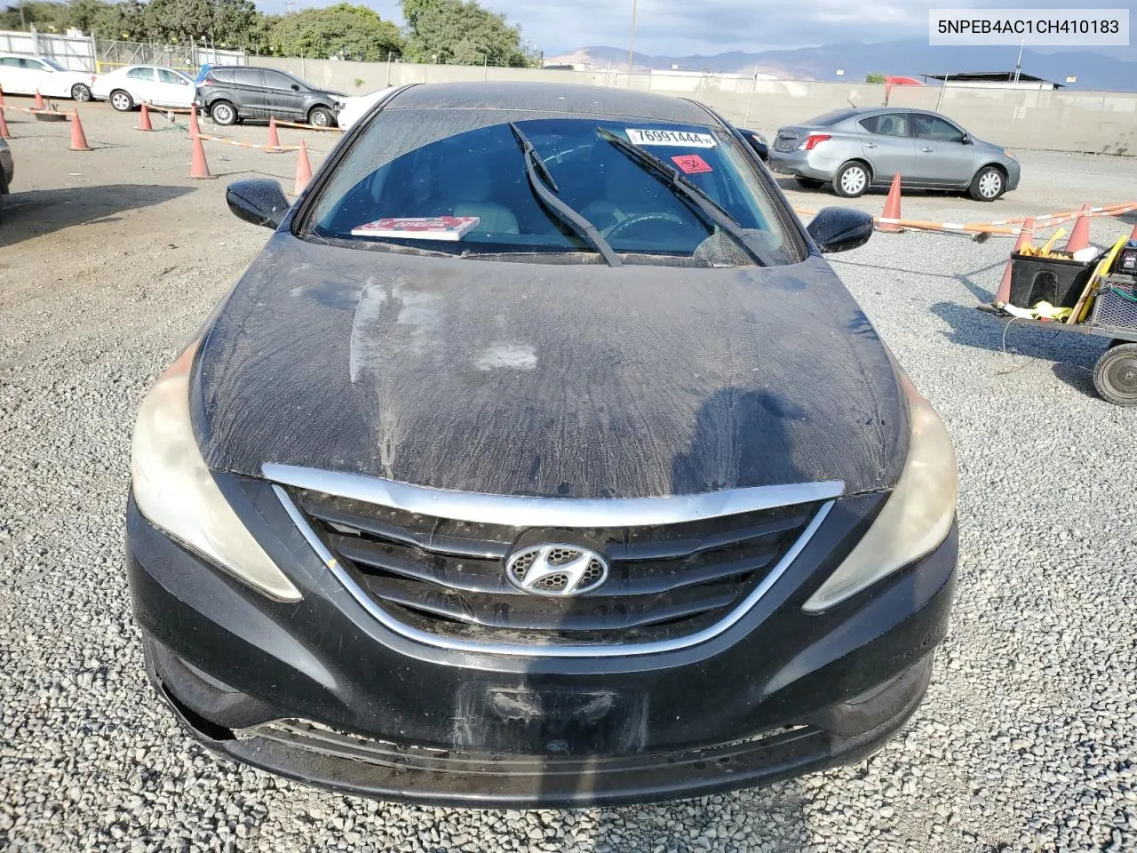 2012 Hyundai Sonata Gls VIN: 5NPEB4AC1CH410183 Lot: 76991444