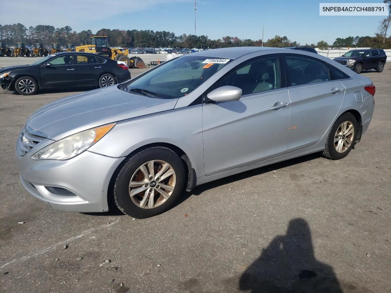 2012 Hyundai Sonata Gls VIN: 5NPEB4AC7CH488791 Lot: 77065064