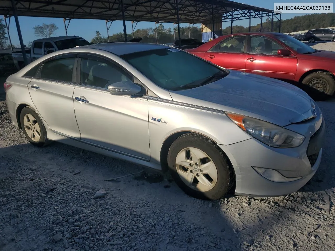 2012 Hyundai Sonata Hybrid VIN: KMHEC4A42CA039138 Lot: 77306224