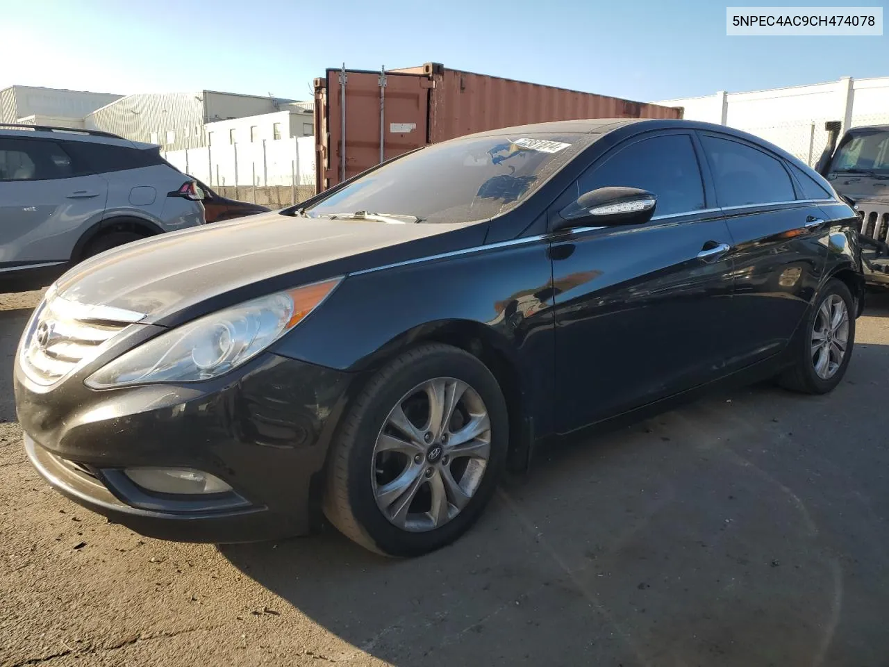 2012 Hyundai Sonata Se VIN: 5NPEC4AC9CH474078 Lot: 77381814