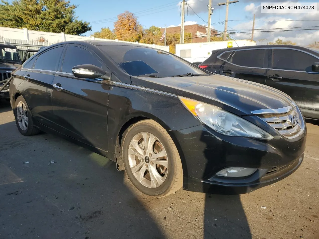 2012 Hyundai Sonata Se VIN: 5NPEC4AC9CH474078 Lot: 77381814