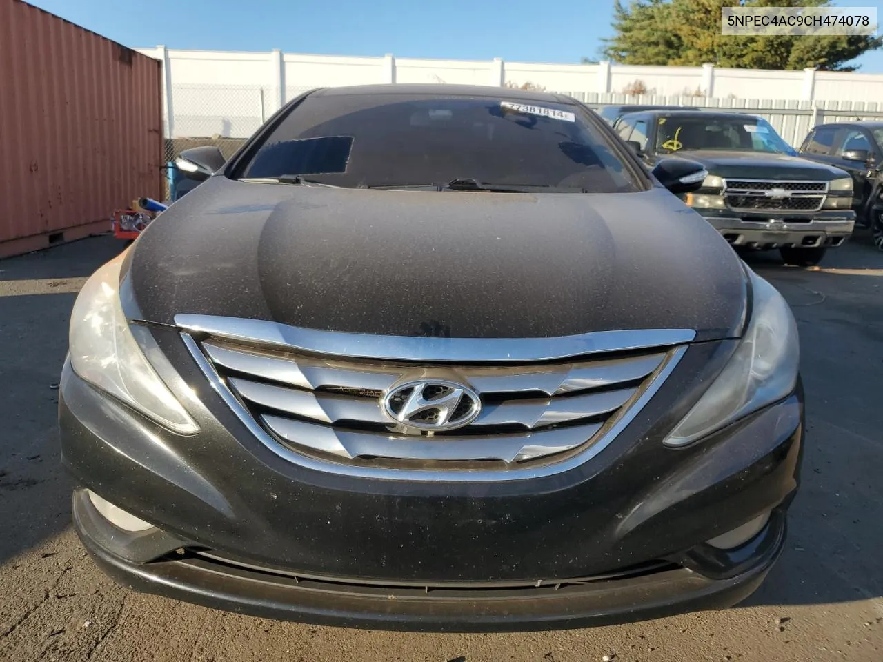 2012 Hyundai Sonata Se VIN: 5NPEC4AC9CH474078 Lot: 77381814