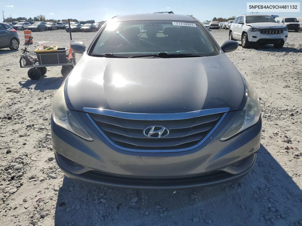 2012 Hyundai Sonata Gls VIN: 5NPEB4AC9CH481132 Lot: 77410924