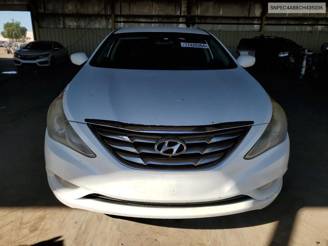 2012 Hyundai Sonata Se VIN: 5NPEC4AB8CH435036 Lot: 77426364