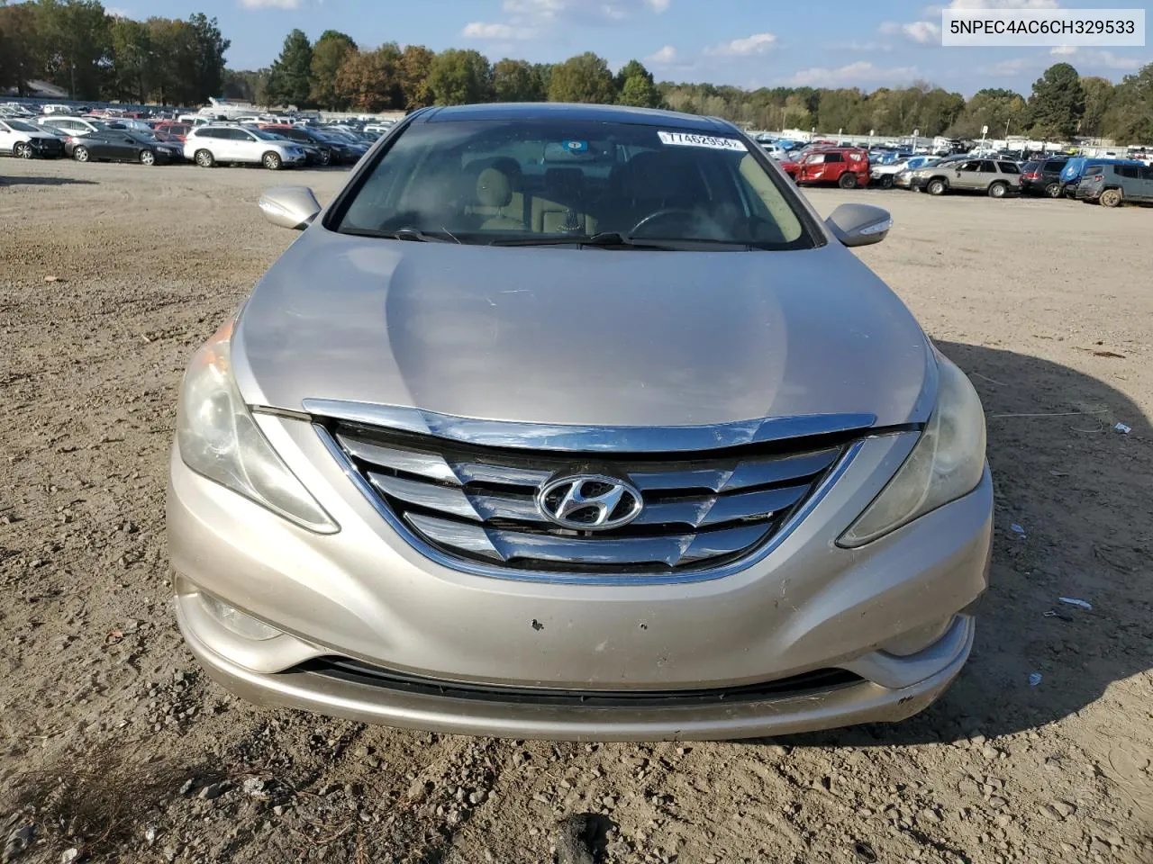 2012 Hyundai Sonata Se VIN: 5NPEC4AC6CH329533 Lot: 77462954