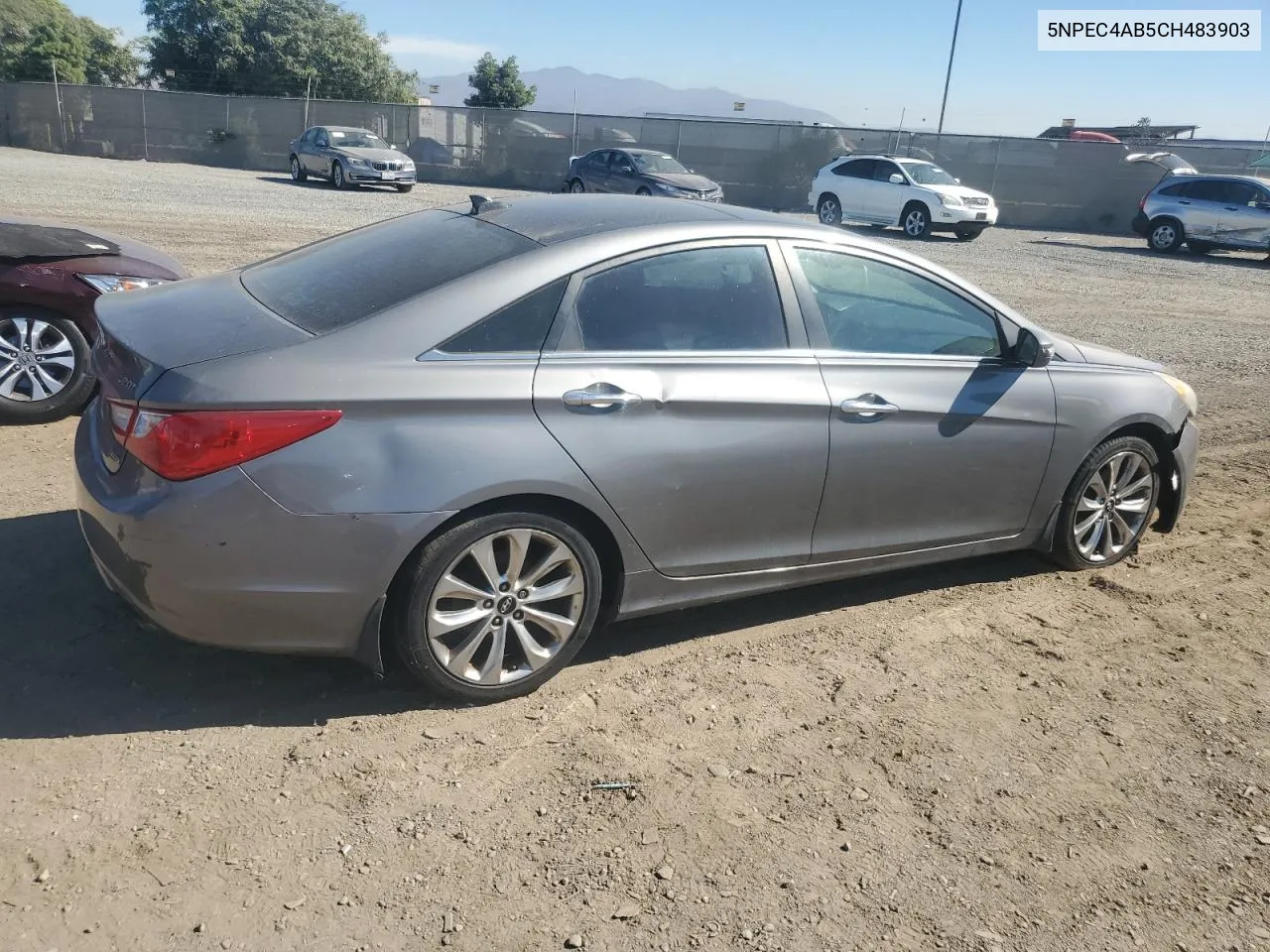 2012 Hyundai Sonata Se VIN: 5NPEC4AB5CH483903 Lot: 77487574