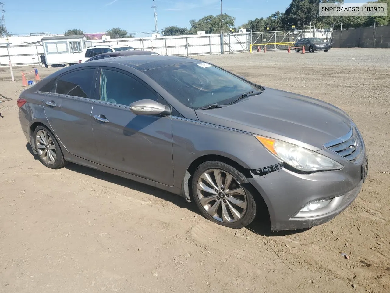 2012 Hyundai Sonata Se VIN: 5NPEC4AB5CH483903 Lot: 77487574