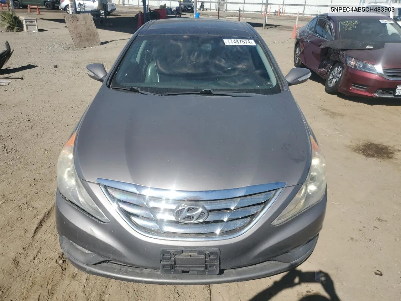 2012 Hyundai Sonata Se VIN: 5NPEC4AB5CH483903 Lot: 77487574