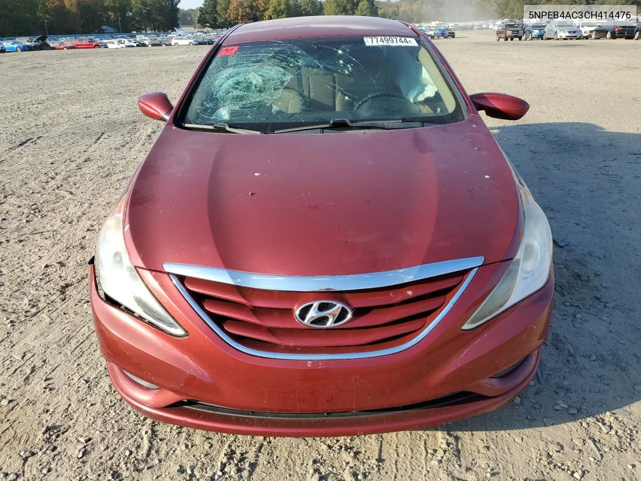 2012 Hyundai Sonata Gls VIN: 5NPEB4AC3CH414476 Lot: 77499744