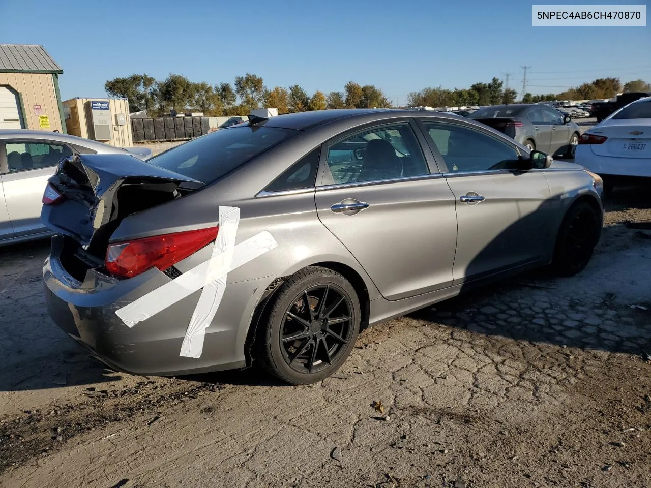 2012 Hyundai Sonata Se VIN: 5NPEC4AB6CH470870 Lot: 77565194