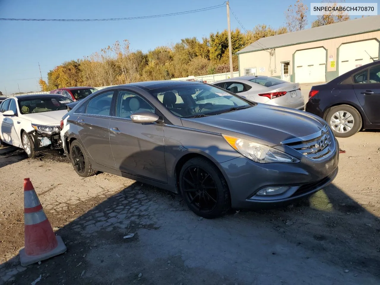 2012 Hyundai Sonata Se VIN: 5NPEC4AB6CH470870 Lot: 77565194