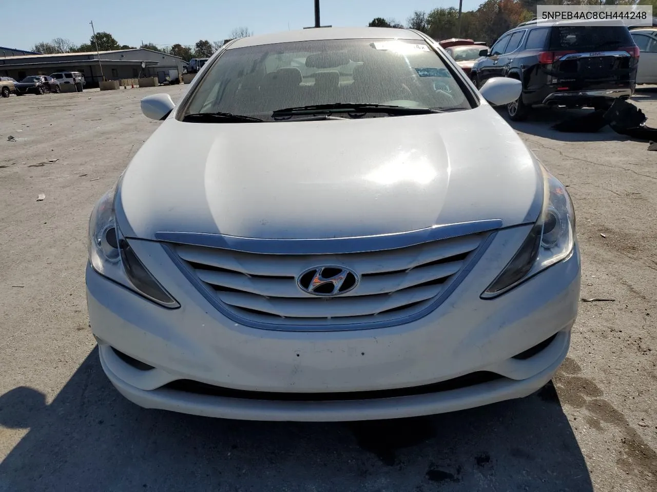 2012 Hyundai Sonata Gls VIN: 5NPEB4AC8CH444248 Lot: 77625404