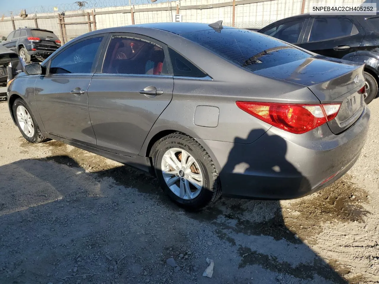 2012 Hyundai Sonata Gls VIN: 5NPEB4AC2CH405252 Lot: 77707414