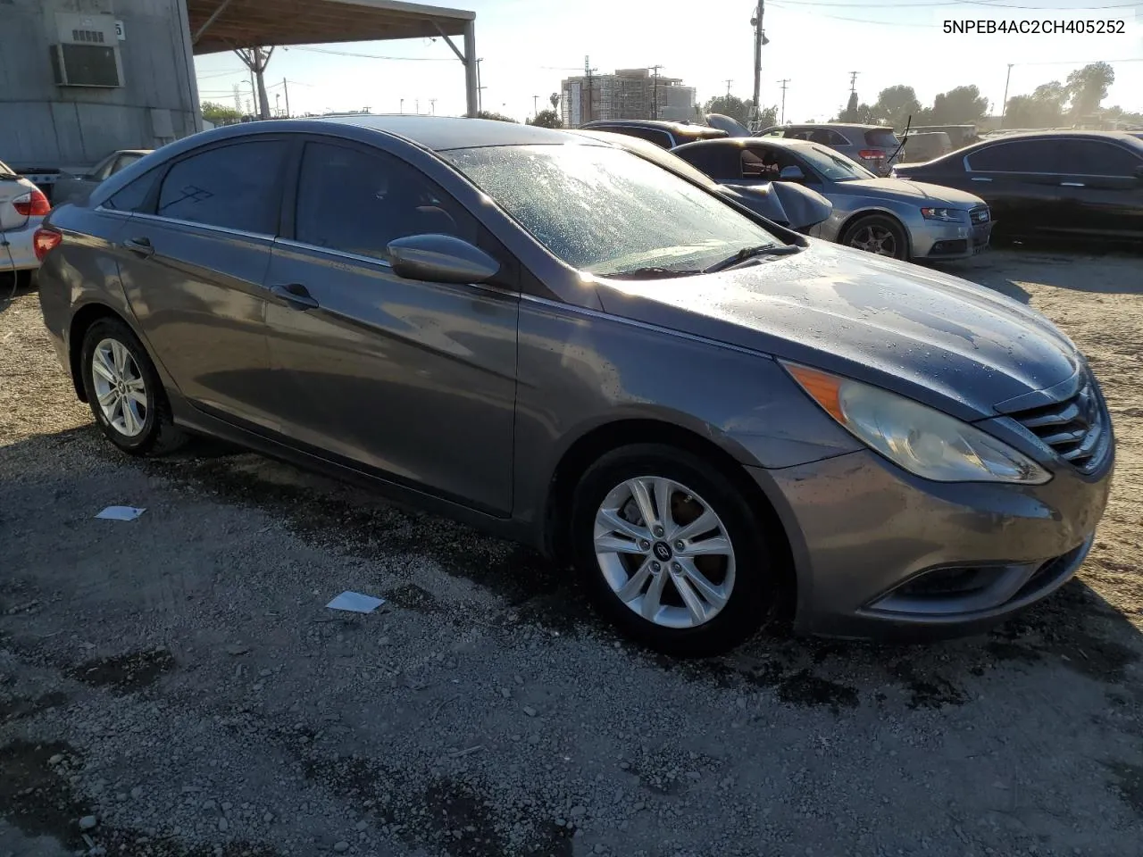 2012 Hyundai Sonata Gls VIN: 5NPEB4AC2CH405252 Lot: 77707414