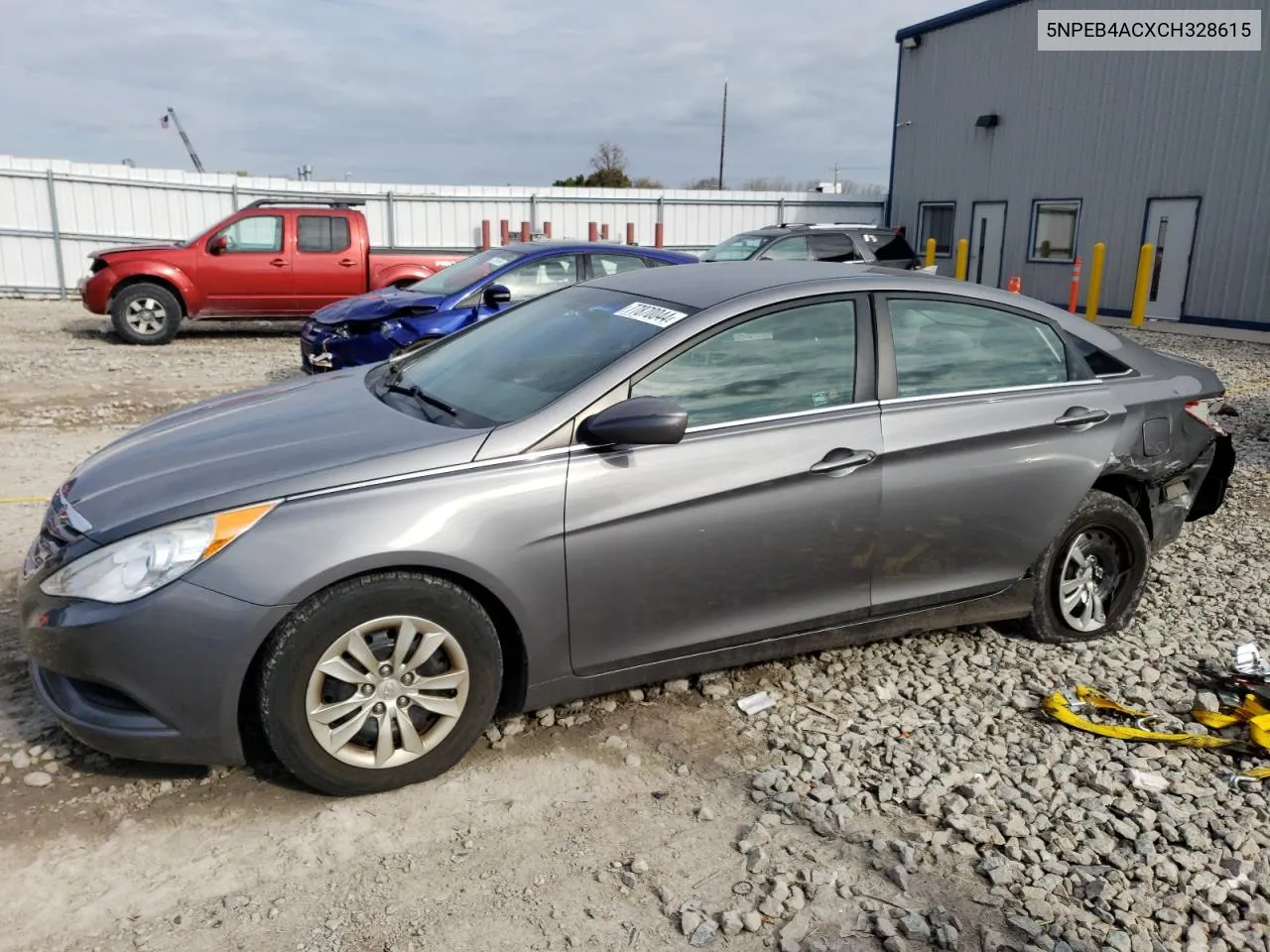 2012 Hyundai Sonata Gls VIN: 5NPEB4ACXCH328615 Lot: 77870044