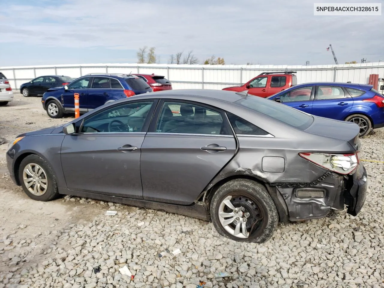 2012 Hyundai Sonata Gls VIN: 5NPEB4ACXCH328615 Lot: 77870044