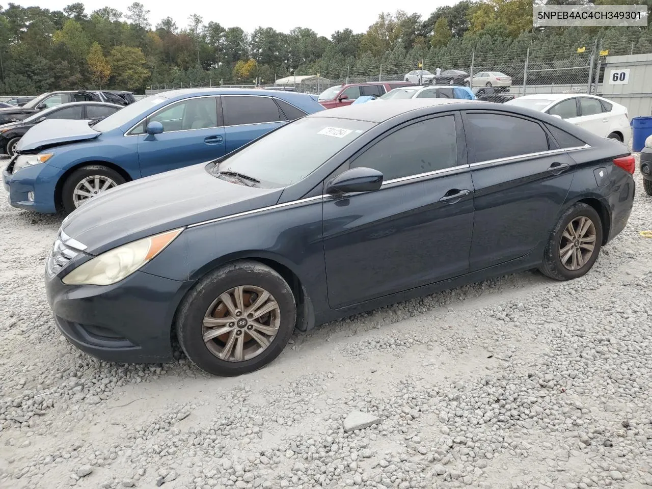 2012 Hyundai Sonata Gls VIN: 5NPEB4AC4CH349301 Lot: 77911254