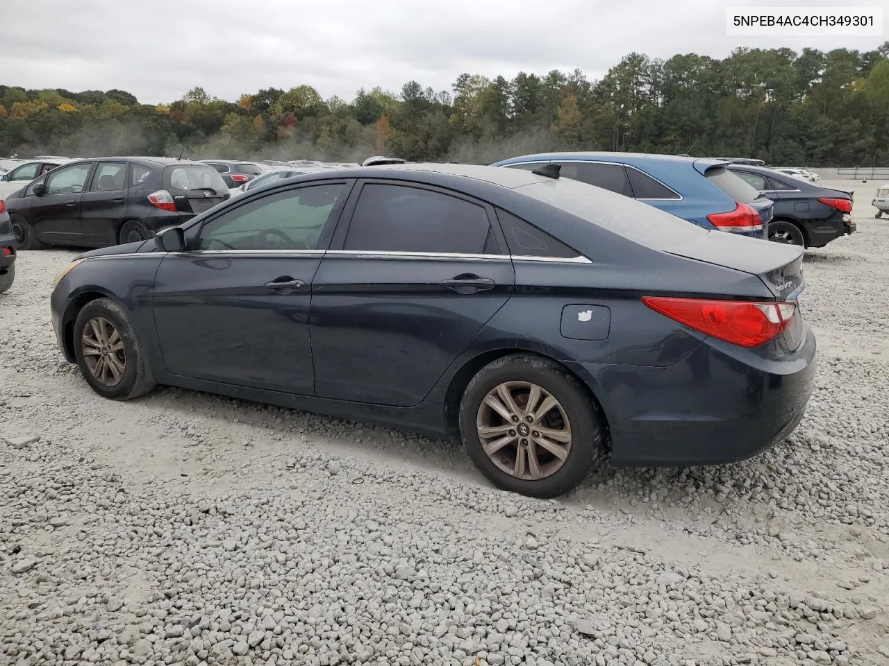 2012 Hyundai Sonata Gls VIN: 5NPEB4AC4CH349301 Lot: 77911254