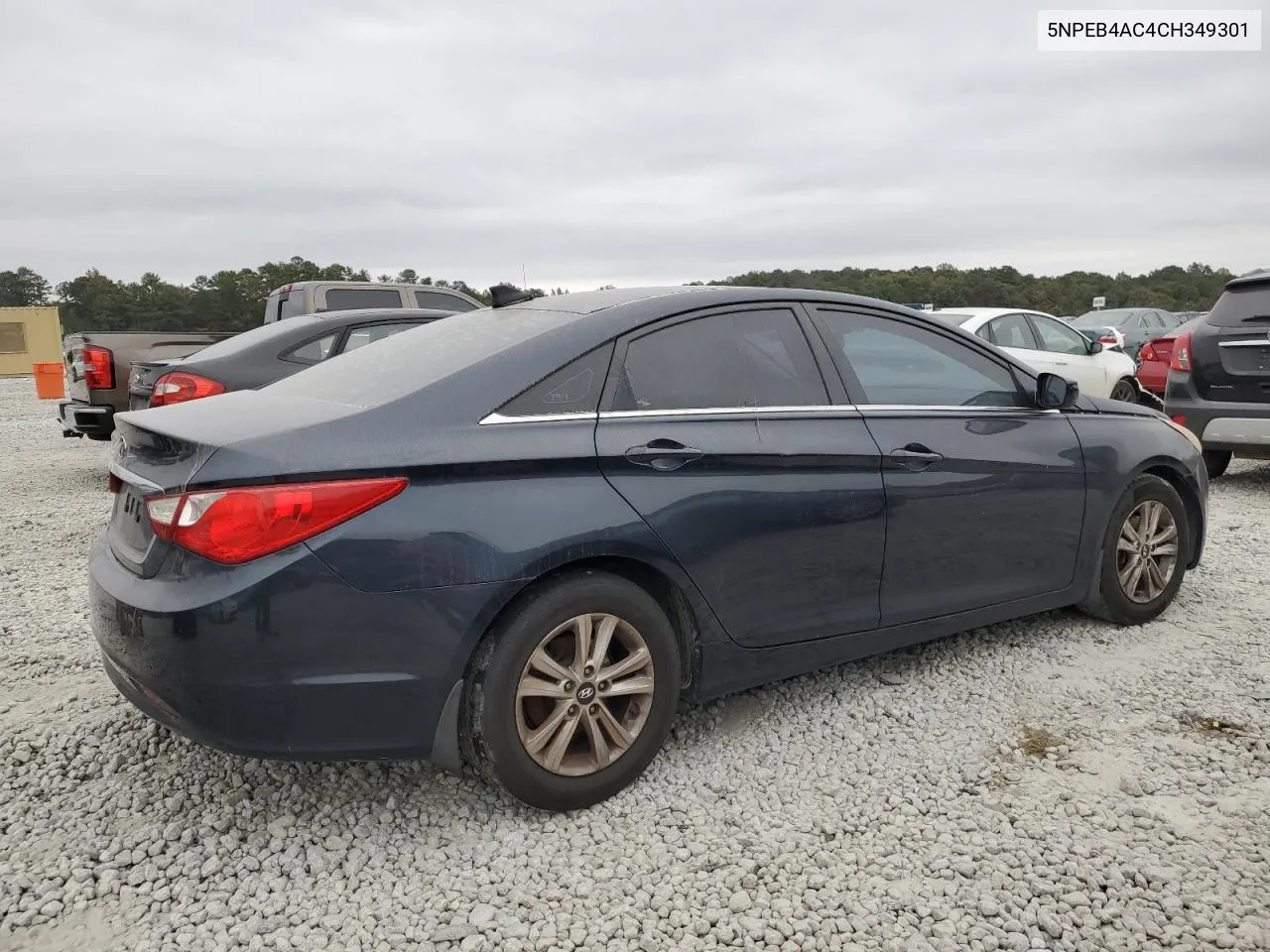 2012 Hyundai Sonata Gls VIN: 5NPEB4AC4CH349301 Lot: 77911254