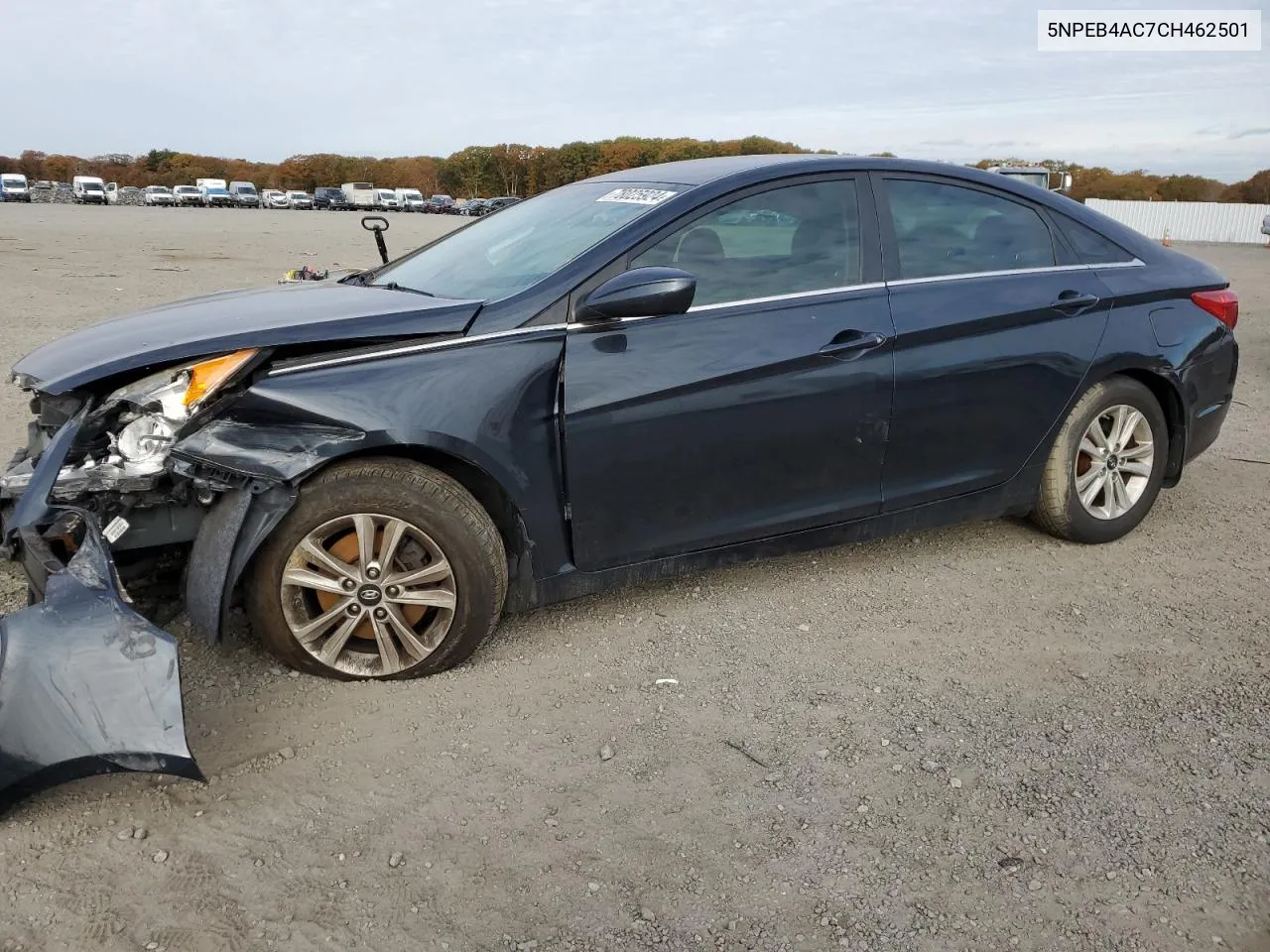 2012 Hyundai Sonata Gls VIN: 5NPEB4AC7CH462501 Lot: 78025924