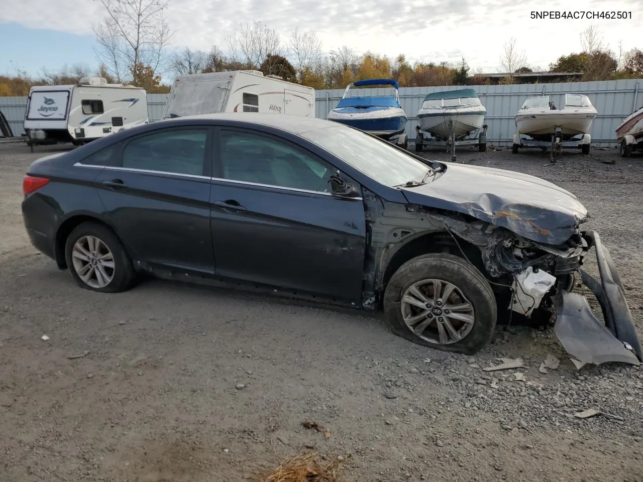 2012 Hyundai Sonata Gls VIN: 5NPEB4AC7CH462501 Lot: 78025924