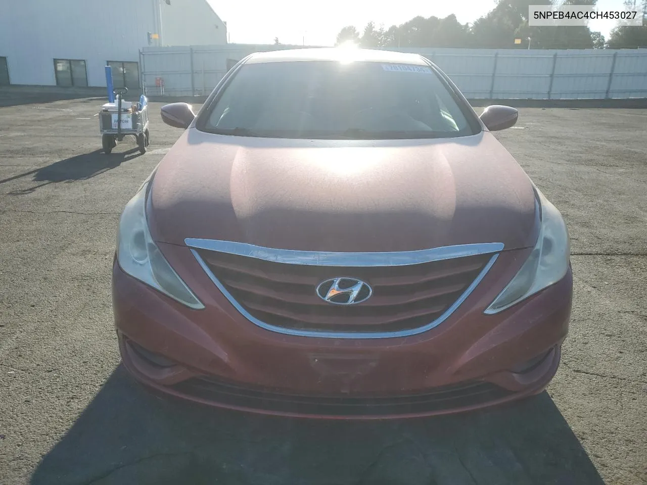 2012 Hyundai Sonata Gls VIN: 5NPEB4AC4CH453027 Lot: 78104734