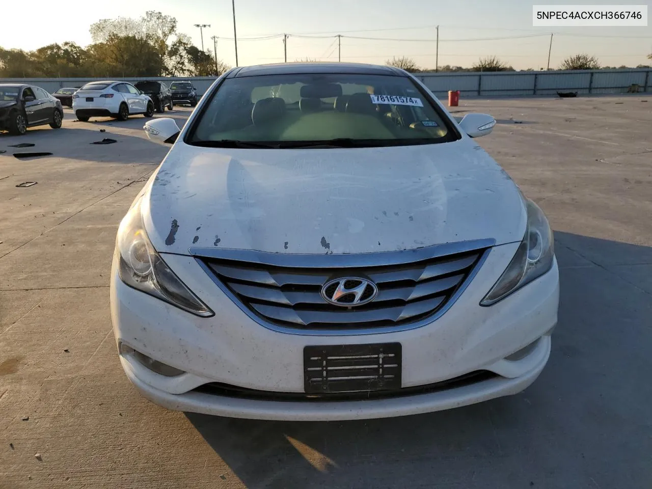 2012 Hyundai Sonata Se VIN: 5NPEC4ACXCH366746 Lot: 78161574