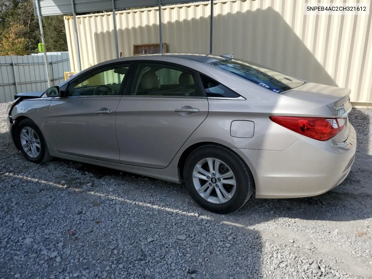 2012 Hyundai Sonata Gls VIN: 5NPEB4AC2CH321612 Lot: 78190744