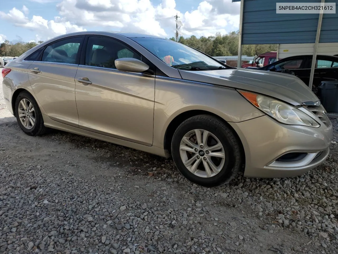 2012 Hyundai Sonata Gls VIN: 5NPEB4AC2CH321612 Lot: 78190744